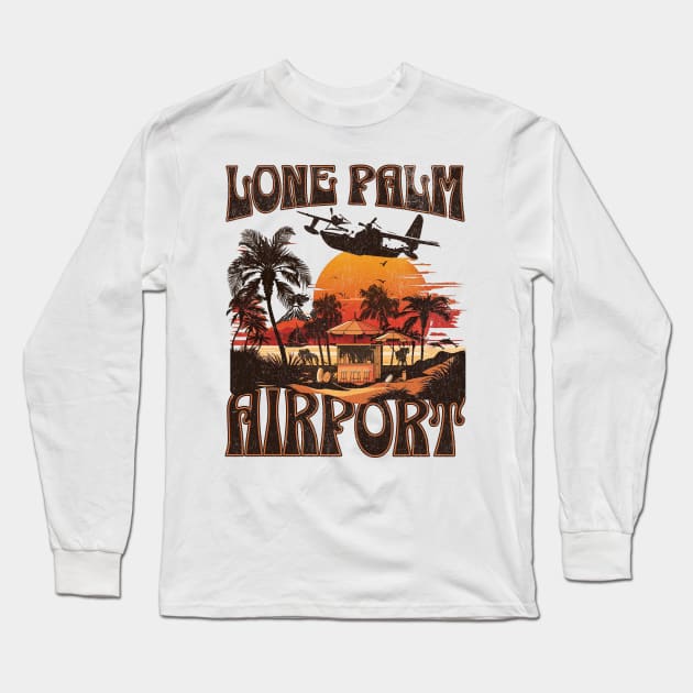 Lone Palm Airport Orlando Florida Bar Long Sleeve T-Shirt by Joaddo